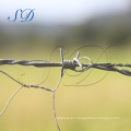 Cheap Electro Galvanized Double Strand Barbed Wire Fencing Prices Manufacturer Offer